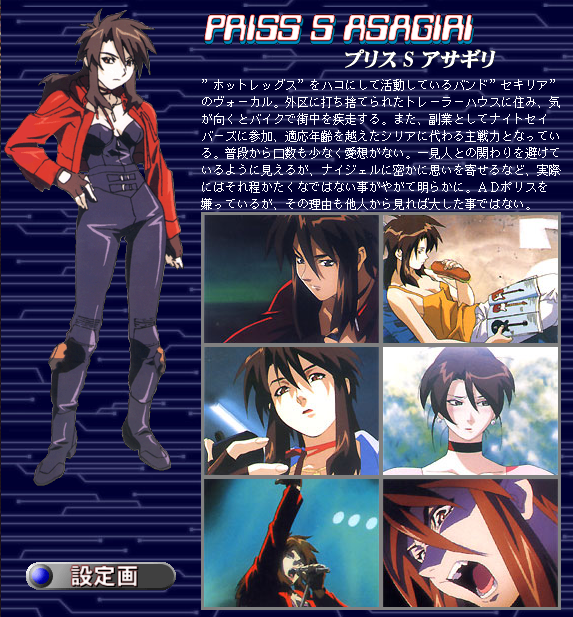 bubblegum crisis tokyo 2040 characters