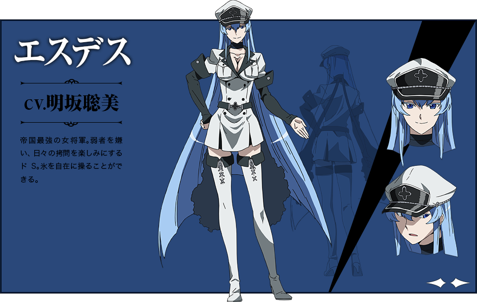 Esdeath  Anime, Anime characters, Akame ga kill