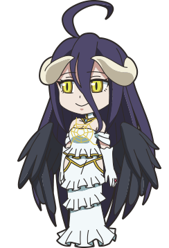 Albedo from Isekai Quartet