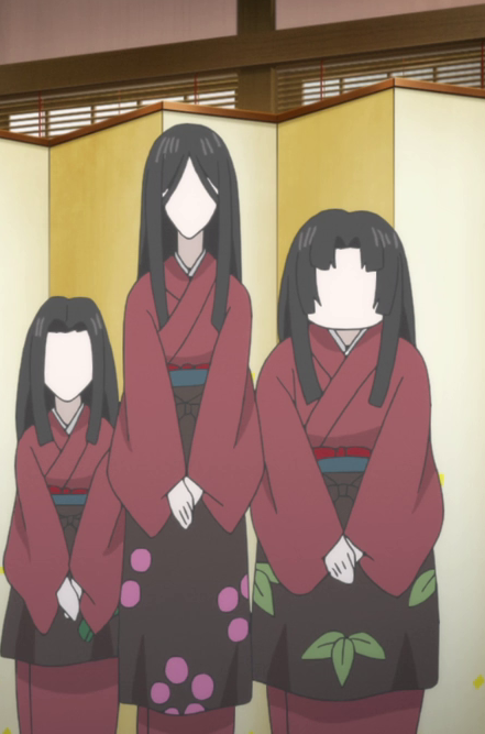 Trio attendants (Ume, Matsu, Take)