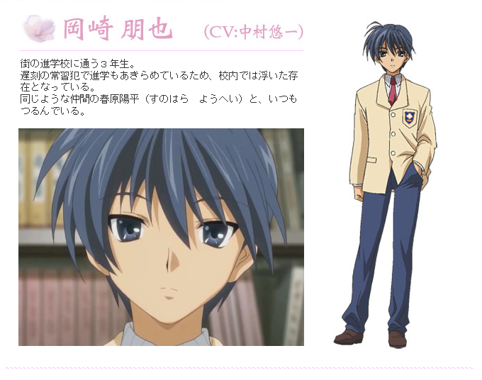 Tomoya Okazaki, Clannad Wiki