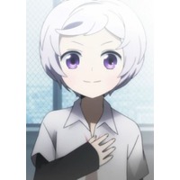 Download Two Anime Characters With White Hair And Purple Eyes