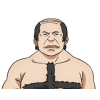 Image of Cross Chest Hair Man